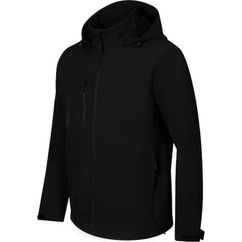Pánská casual bunda Trail softshellová bunda pánská černá 3XL