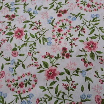 Pro útulný domov bavlněná látka RŮŽIČKY A TUREČKY