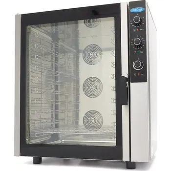 konvektomat Maxima Kombinovaná parní Trouba - vhodná pro 10 Zásobníky (1/1 GN / 60 x 40 cm) - Analogová - 400V | 08500207