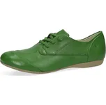 Josef Seibel dámské komfortní polobotky z hladké kůže - zelené