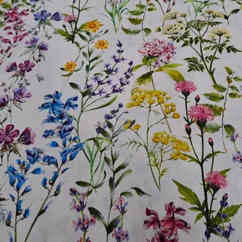 Pro útulný domov bavlněná látka LOUKA S VRATIČEM