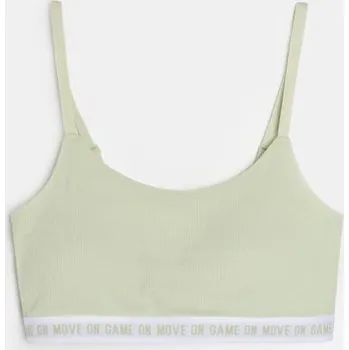 Podprsenka Sinsay - Bavlněná sportovní podprsenka top - zelená - 602IJ-07X - 602IJ-07X-S