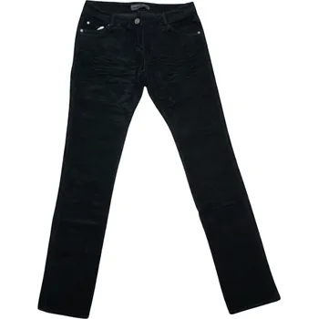 Dívčí kalhoty Dámské, dívčí kalhoty černé Delfin (Manšestrové kalhoty)