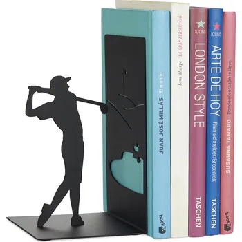 Zarážka na knihu Zarážka na knihy, backswing, černá barva, kovové, 17x10x10