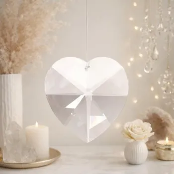 Feng Shui závěsný Křišťál - Srdce