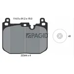 Sada brzdových destiček, kotoučová brzda PAGID T2479N