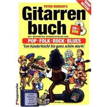 Populárně naučná literatura pro dospělé Gitarrenbuch, m. Audio-CD u. DVD. Bd.1 - Bursch, Peter