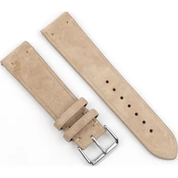BSTRAP | BStrap Suede Leather reminek na Garmin Vivoactive 4s, beige (SGA011C03)