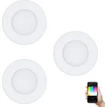 Eglo - SADA 3x LED RGB Podhledové svítidlo FUEVA-C 3xLED/3W/230V