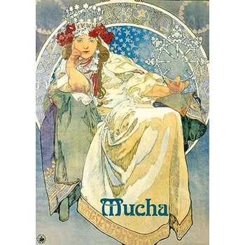 Dekorativní magnet Magnet Mucha Princesse Hyacinthe