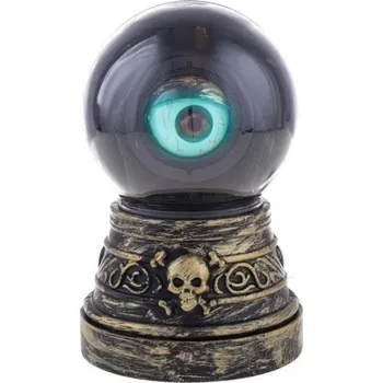 Dekorace horor oko 20cm svítící, se zvukem a pohybem