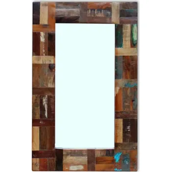Zrcadlo vidaXL Zrcadlo masivní recyklované dřevo 80 x 50 cm [243329]