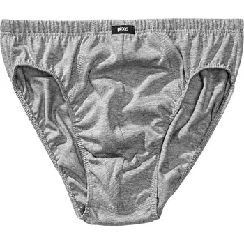 Slipy Pleas pánské slipy Relax 085069 Šedá melé Vel. 3XL