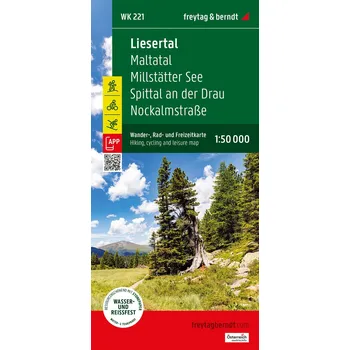 Liesertal - Maltatal - Millstätter See - Spittal an der Drau - Nockalmstraße 1:50 000 / tu