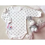 AMÁLKA Bavlněné body dlouhý rukáv, magické hvězdičky Velikost: 80