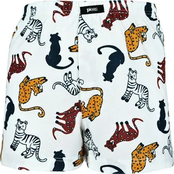 Chlapecké spodní prádlo Pleas chlapecké trenýrky Boxershort 183764 Bílá přírodní Vel. 116
