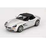 BMW Z8 The World is Not Enough Cabriolet stříbrná 1:64 Blistr - MiniGT BMW Z8 - kovový model