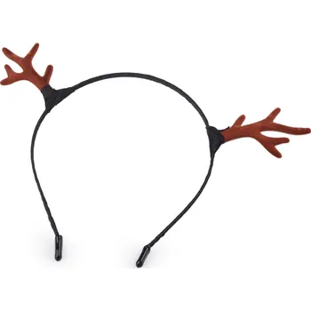 Vánoční dekorace Čelenka do vlasů vánoční / párty Varianta: Černá, Balení: 1 ks