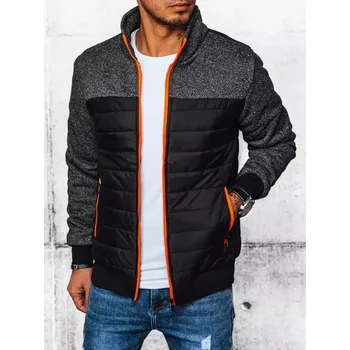 Černá prošívaná přechodná pánská bunda TX4395 Velikost: M