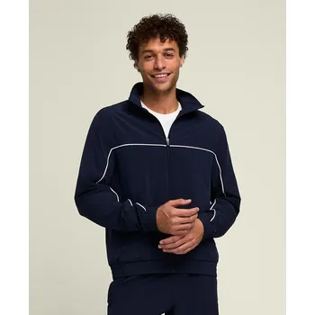 Pánská casual bunda Pánská bunda Wilson M Team Woven Jacket Colorblock Classic Navy L