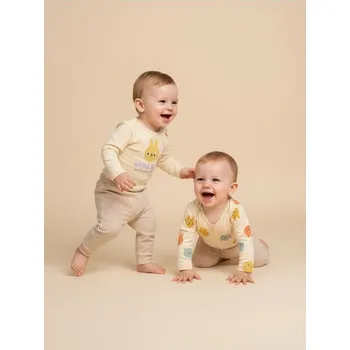 Sinsay - Sada 2&nbsp;bavlněných body - krémová - 8214E-12X - 8214E-12X-68