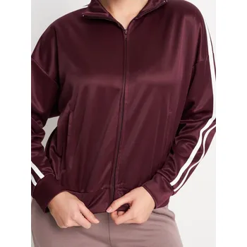 Dámská mikina Sinsay - Mikina na zip se stojáčkem - burgundy - 002FJ-93X - 002FJ-93X-M