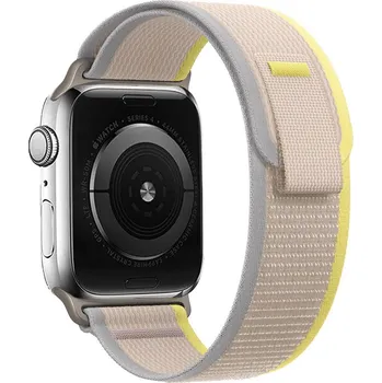 Řemínek na hodinky AW Trail loop - řemínek na Apple Watch - Žlutá/krémová Barva: Žlutá-krémová, Šířka uchycení řemínku: 38/40/41/42mm IR-TRLO07