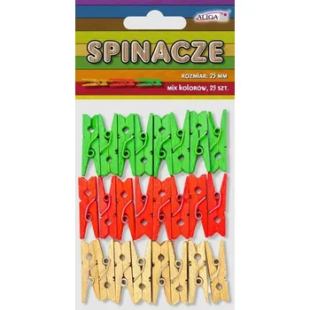 Výtvarná sada Dřevěné kolíčky barevné 25mm 25ks