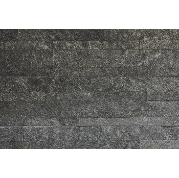 Obklad ALFIstick ESP017  samolepicí kamenný obklad 60 x 15 cm 0,9 m2 černý