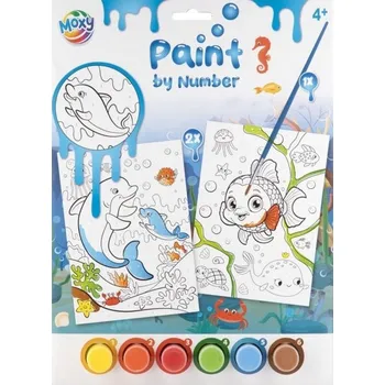 Malování podle čísel A4 Ryby