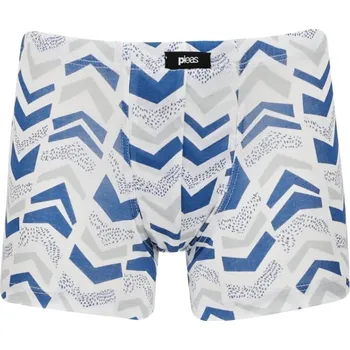 Chlapecké spodní prádlo Pleas chlapecké boxerky s potiskem 182843 Bílá-modrá Vel. 098