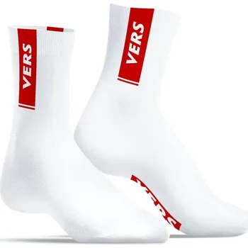 SneakXX Stripe VERS, bílé bavlněné ponožky