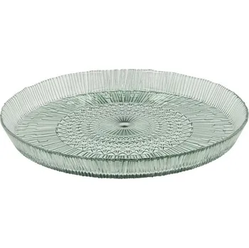 Talíř Zelený skleněný servírovací talíř ø 30 cm Kusintha – Bitz ID_1569034