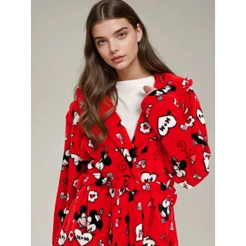 Dámský župan Sinsay - Župan Myszka Miki - červená - 104DW-33X - 104DW-33X-ONE
