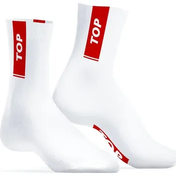 Pánské ponožky SneakXX Stripe TOP, bílé bavlněné ponožky