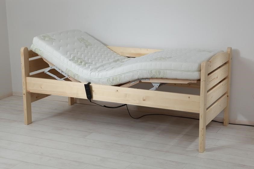 GAZEL AKČNÍ set postel pečovatelská Thorsten 90/200 smrk+rošt+matrace