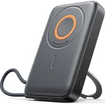 Powerbanka Joyroom JR-PBM02 22,5 W 10 000 mAh 3v1 magneticko-indukční kompatibilní s MagSafe s vestavěným kabelem - černá