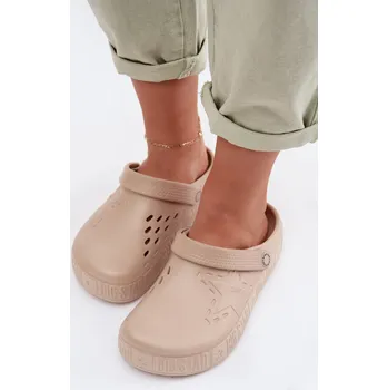 Dámské žabky Dámské chůze boty z pěny Big Star TT274A083 Béžové 39