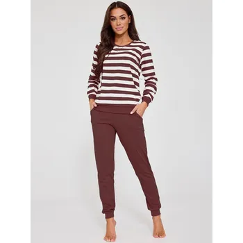 Pánské pyžamo Pyžamo Cornette 635/475 Molly 4 l/r S-2XL čokoláda S