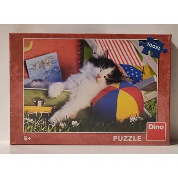 Puzzle DINO Puzzle 100 XL dílků - velké dílky pro děti Motiv: Roztomilé koťátko