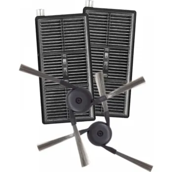 Filtr do robotického vysavače Kartáčky, HEPA filtry pro DREAME Aqua10 Roller, Track Ultra/Pro 2+2ks