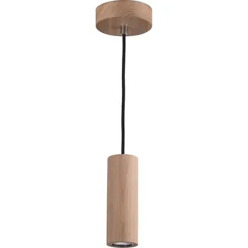 Žárovka LED Lustr na lanku PIPE 1xGU10/5W/230V matný dub – FSC certifikováno