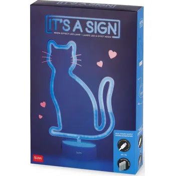 Dekorativní svítidlo Legami Neon Effect Led Lamp - It'S A Sign - Kitty