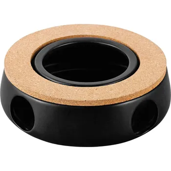 Konvice na čaj FLORINA Univerzální černý keramický ohřívač hrnců