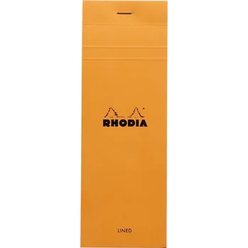 Blok Poznámkový blok Basics N°8, linkovaný, 80l, 80g, oranžový