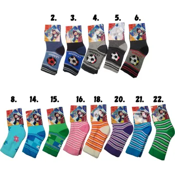 Design Socks Dětské froté ponožky - VEL.86-92