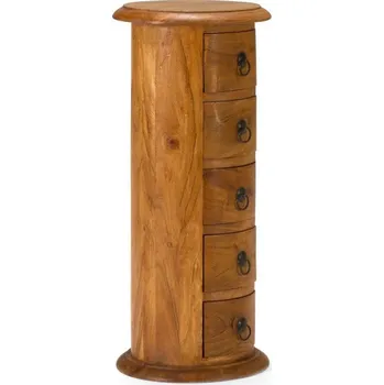 Komoda Šuplíková komoda kulatá masiv Arizona akácie