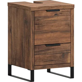 Koupelnový nábytek Skříňka pod umyvadlo z masivu Victoria borovice hnědá