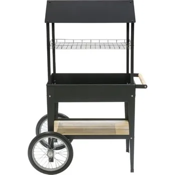 Vyvýšený záhon Kovový vyvýšený záhon se střechou – Herstera Garden Expert 52 l