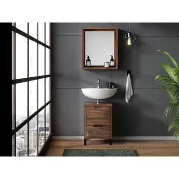 Koupelnový nábytek Koupelnový set Victoria borovice hnědá